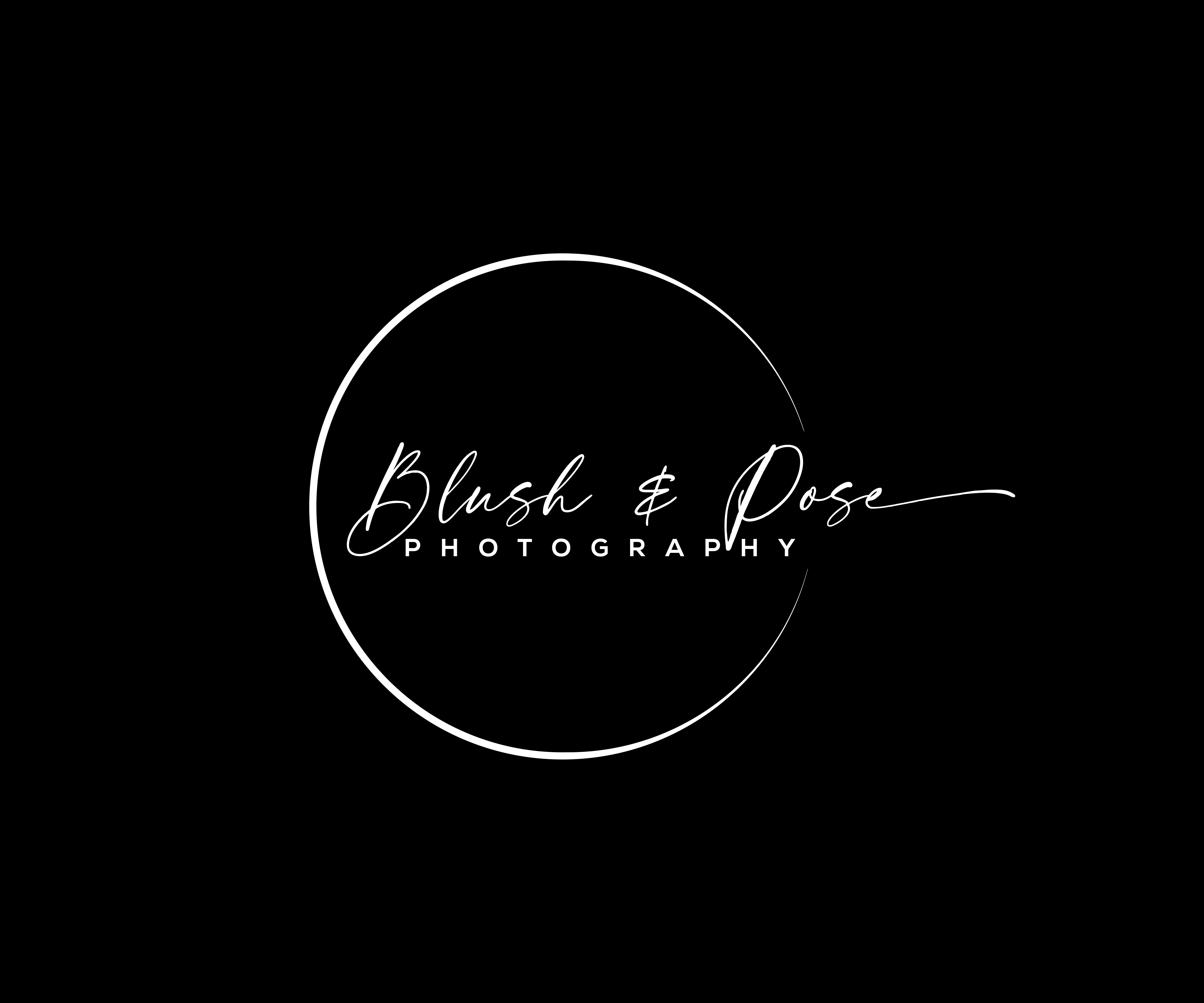 Blush and Pose Photography logo
