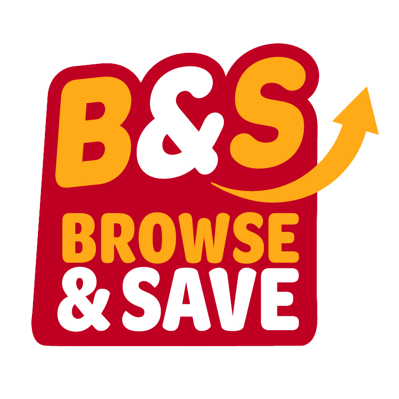 B&S Browse & Save logo
