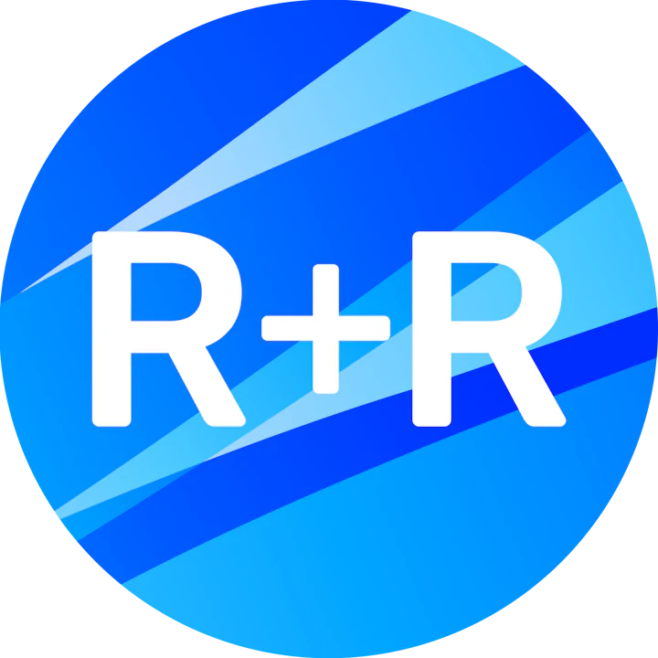 Redwolf + Rosch (R+R) logo