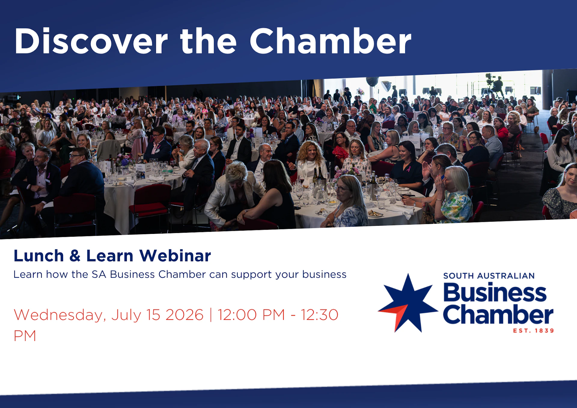 Chamber Lunch Learn Flyer Rack Cards Landscape