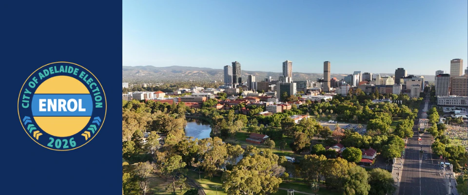 City of adelaide Website Header