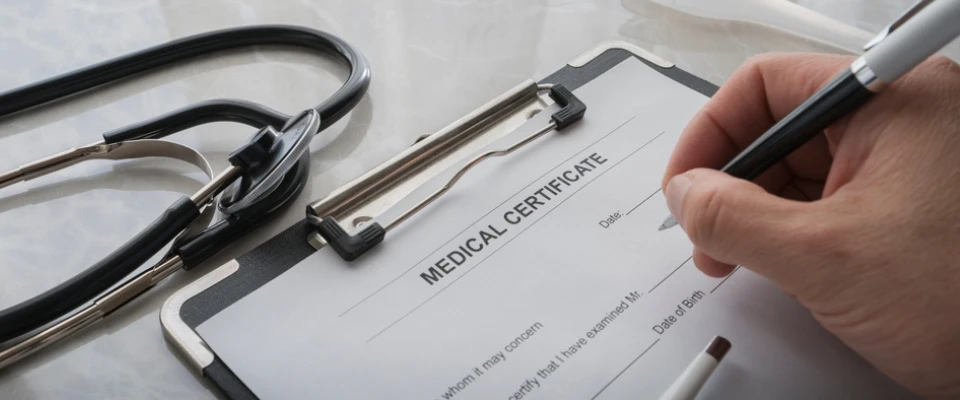 Medical cert Website Banner